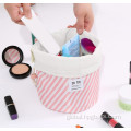 Travel Barrel Cosmetics Pouch Cosmetic Bag for Women Drawstring Makeup pouch Manufactory